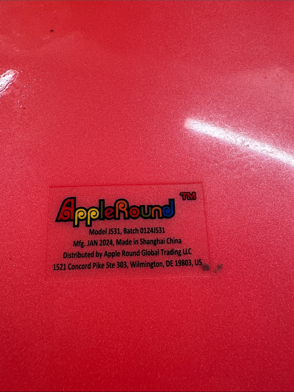 Red Inflatable Balance Disc by AppleRound - Picture 3 of 3